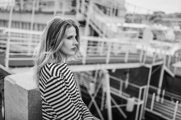istock Outdoors portrait of young woman. 824637472