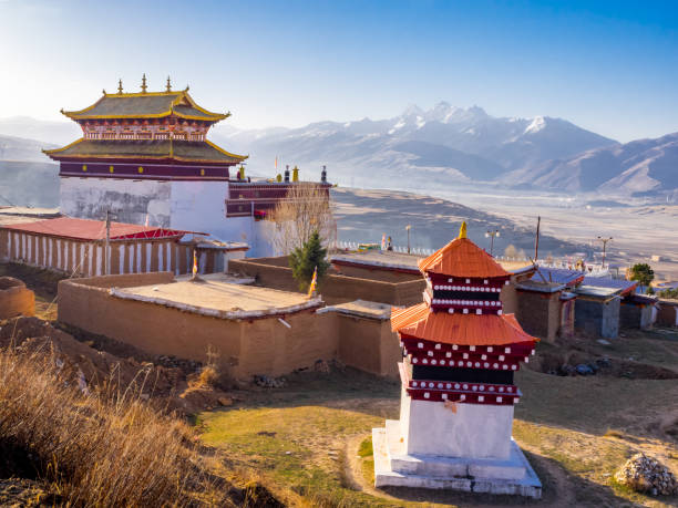 istock View of tibetan monastery in Dege 824640124