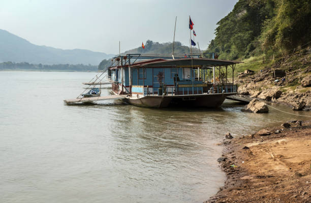 istock A lodge moored on the Mekong River 824642082
