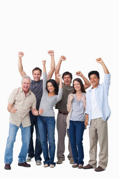 istock Cheering group of people 824642576