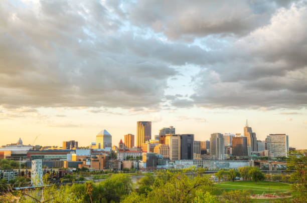 istock Overview of downtown St. Paul, MN 824644012