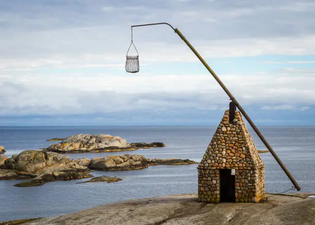 Photo of Bascule Light building at Verdens Ende (Worlds End) Norway