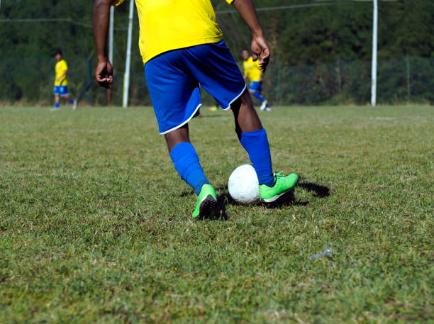 istock Soccer players in action 824654502