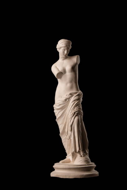 yeso yeso escultura de venus - sculpture women fine art statue marble fotografías e imágenes de stock