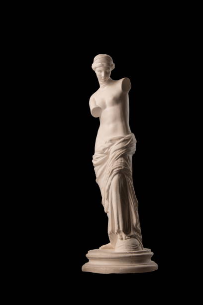 yeso yeso escultura de venus - sculpture women fine art statue marble fotografías e imágenes de stock