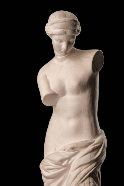 yeso yeso escultura de venus - sculpture women fine art statue marble fotografías e imágenes de stock