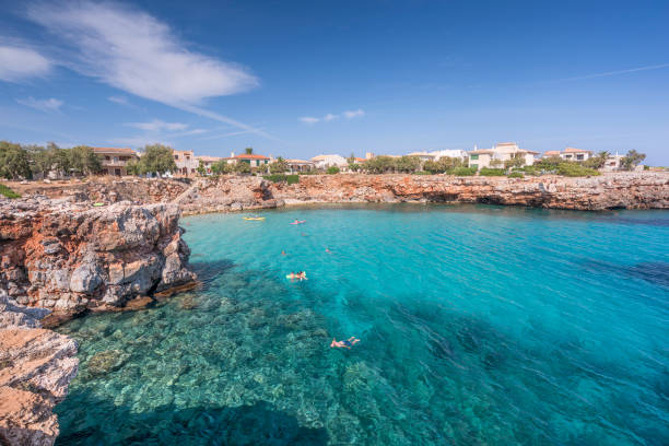 istock Beachfront Houses, Cala Morlanda Bay, Mallorca, Spain 824673526