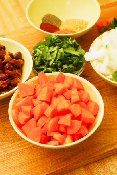 istock Ingredients for Lentil Vegetarian Soup 824684174