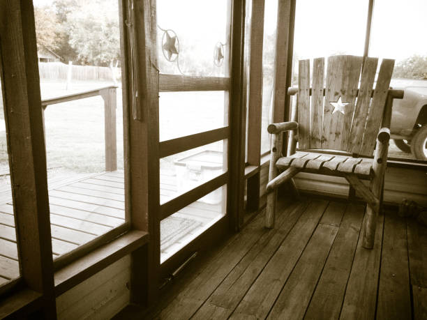 Sepia toned, black and white image.