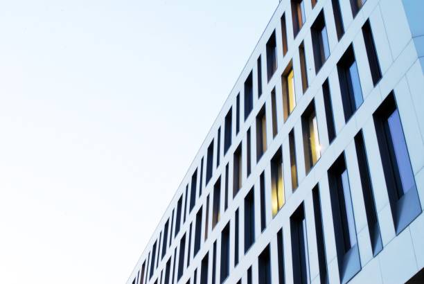 istock Modern building.Modern office building with facade of glass 824703814