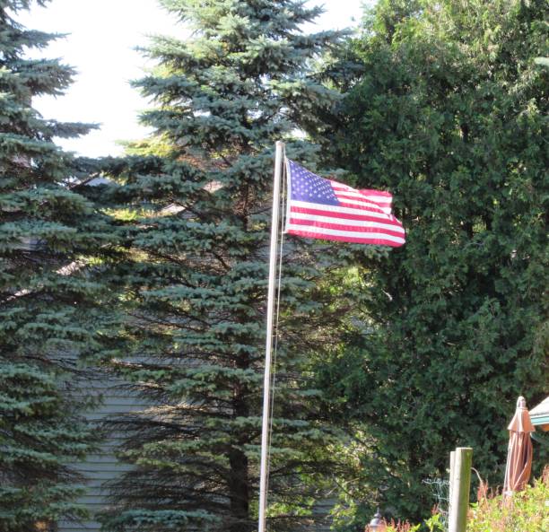 istock American Flag waving 824709418