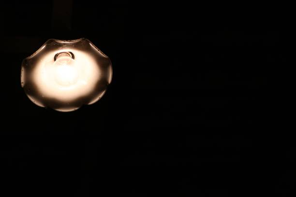 istock Lantern electric lamp vintage light style interior at home 824713278