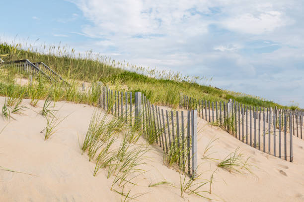 istock Staircase Leading to Beach at Nags Head, North Carolina 824723360