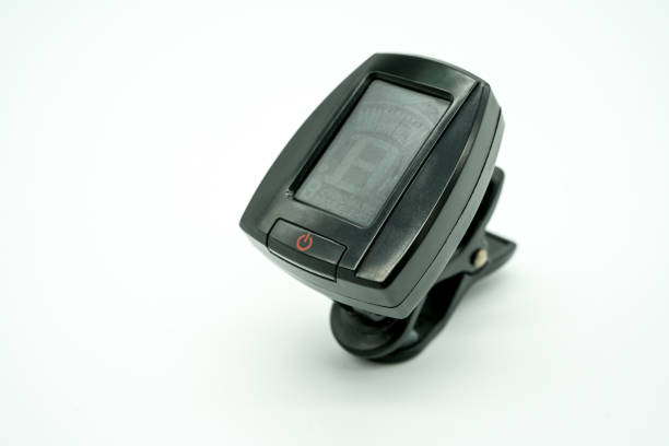 istock Digital guitar and ukulele clip tuner isolated on white 824736972