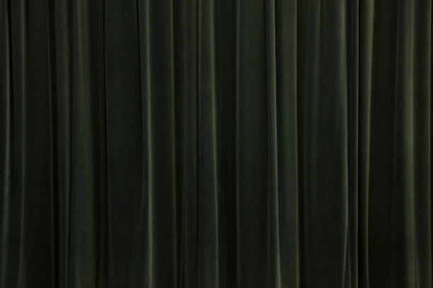 istock Green Velvet Curtain 824740134