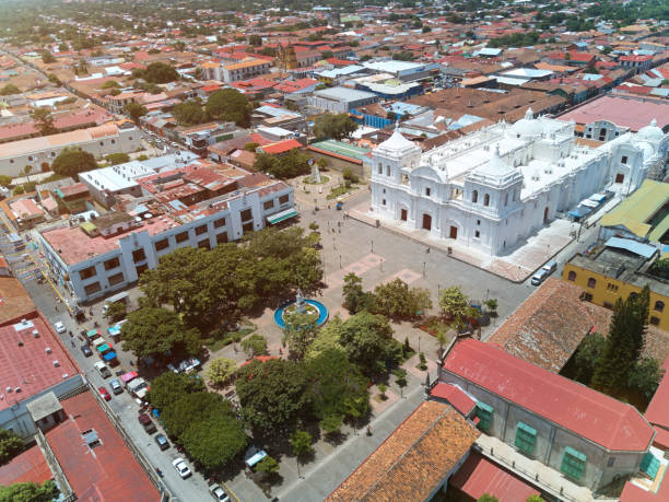 istock Central square of Leon city 824754240
