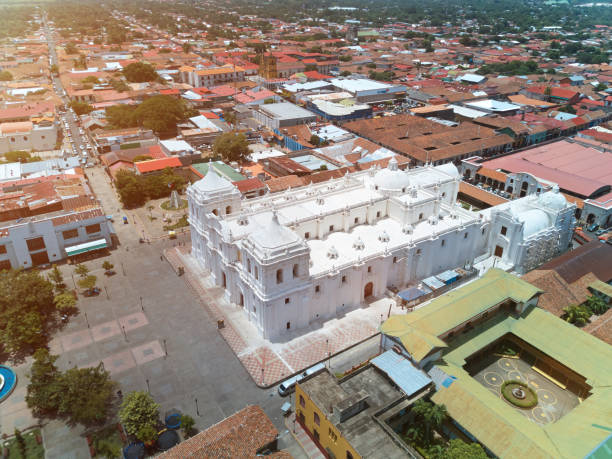 istock White church in Leon town 824754280