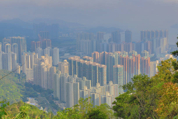 istock view Tseung Kwan O from Razor Hill 824767910