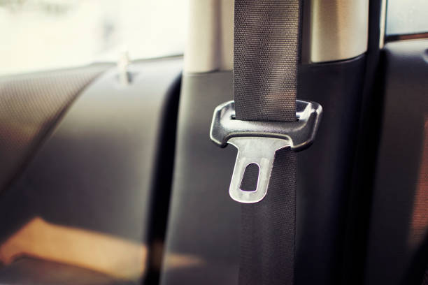istock Seat belt installed in the car for safety. 824781608
