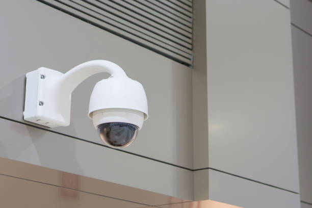 istock CCTV Camera Operating inside a station or department store,selective focus 824793984