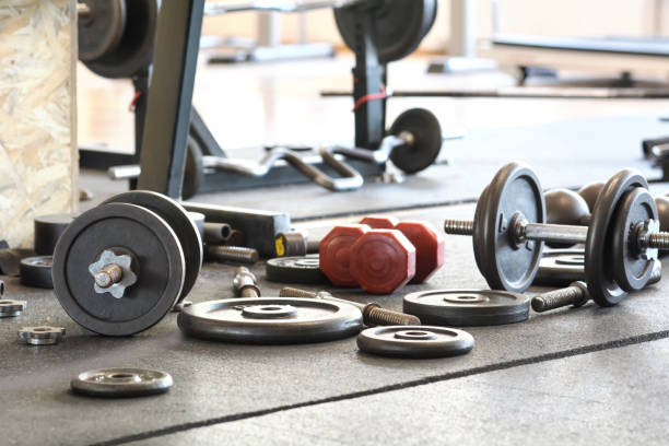 istock Gym Equipment 824801386