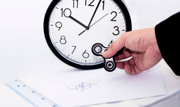 istock Abstract composition of spinner in business. 824812478