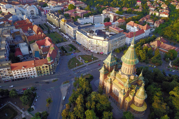 timisoara aerial, rumunia - timisoara zdjęcia i obrazy z banku zdjęć