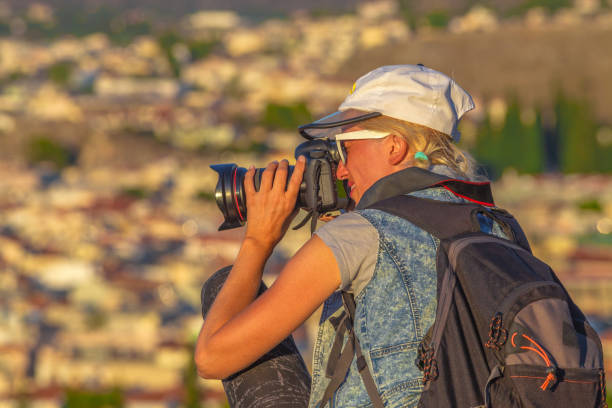 istock Nature woman photographer 824823990
