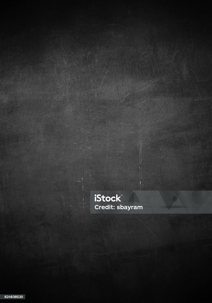 Black background Chalkboard - Visual Aid Stock Photo