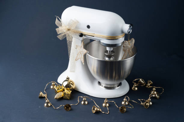 Mixer with Christmas Decoration stock photo