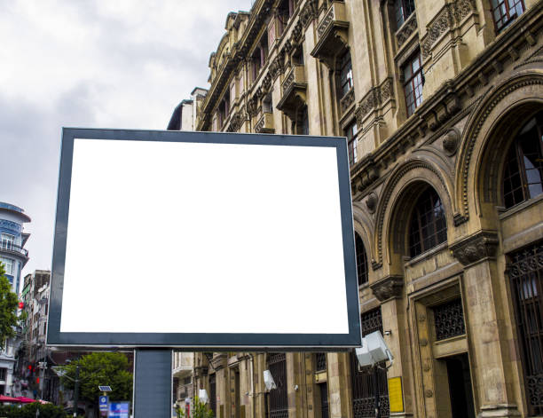 istock A billboard in front of a historic building 824846270