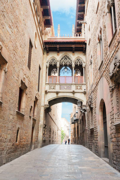 istock Gotic quarter of Barcelona 824852946