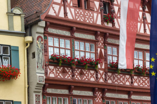 istock framework facades with doors or window photos in bavarian south german historical city 3 824852964