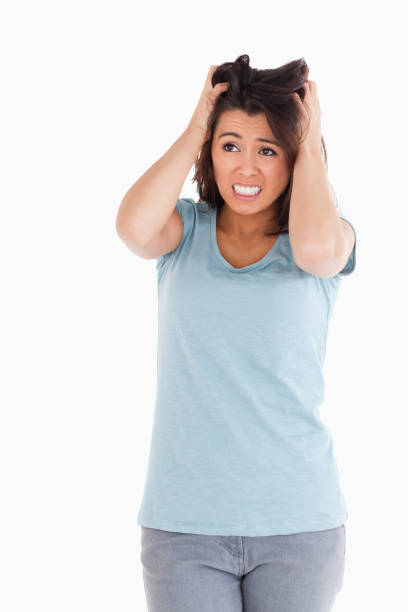 istock Beautiful frustrated female standing 824868228