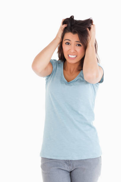 istock Attractive frustrated female standing 824868262