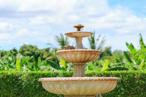 istock close up fountain in the garden 824868392