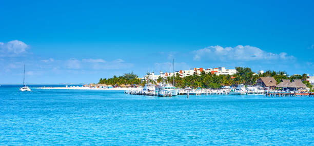 plaża noth "isla mujeres" w meksyku - carmen island zdjęcia i obrazy z banku zdjęć