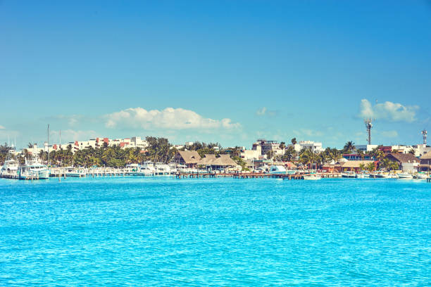 noth beach de « isla mujeres » au mexique - carmen island photos et images de collection