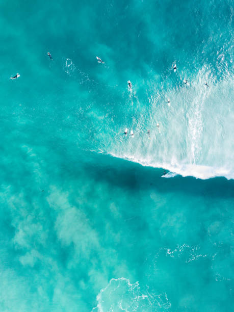 olas de surf en australia occidental - margaret river fotografías e imágenes de stock