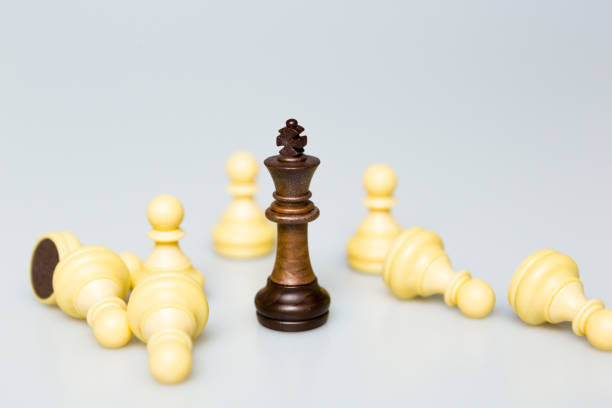 istock chess game,the last one stand 824880742