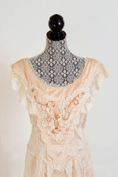istock closeup vintage wedding dress 824887166