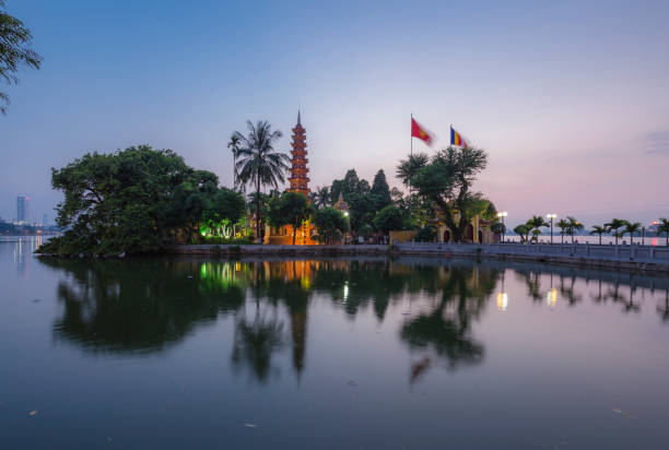 istock Tran Quoc pagoda in sunset (gold time) 824894388