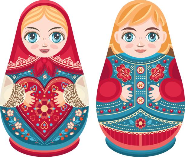 Russian Dolls Cartoon Illustrations, Royalty-Free Vector Graphics & Clip  Art - iStock