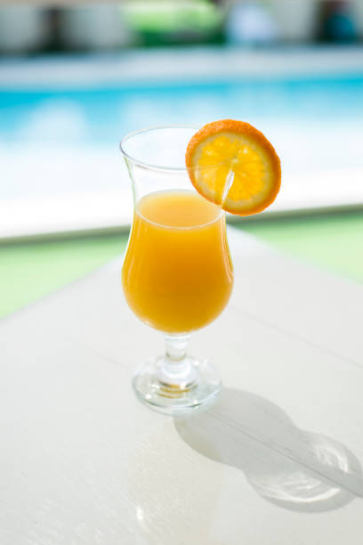 istock Fresh orange juice on the table 824917300