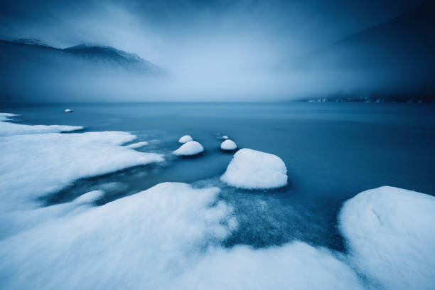 Glaciers in winter