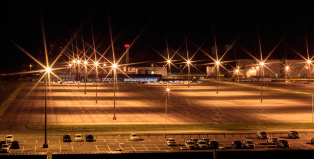istock Cars parked at distribution center. 824920832