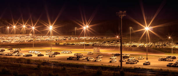 istock Cars parked at distribution center. 824920862