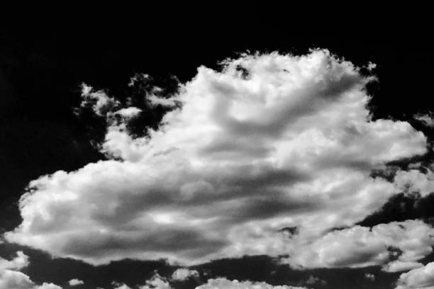istock Isolated white clouds on black sky. Set of isolated clouds over black background. Design elements. White isolated clouds. Cutout extracted clouds. Black Background. 824924292