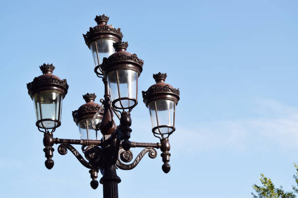 istock Traditional streetlights. 824928164