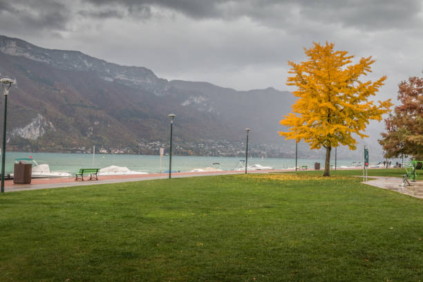 Lake Annecy France leisure activity french culture sport high angle view stock pictures, royalty-free photos & images